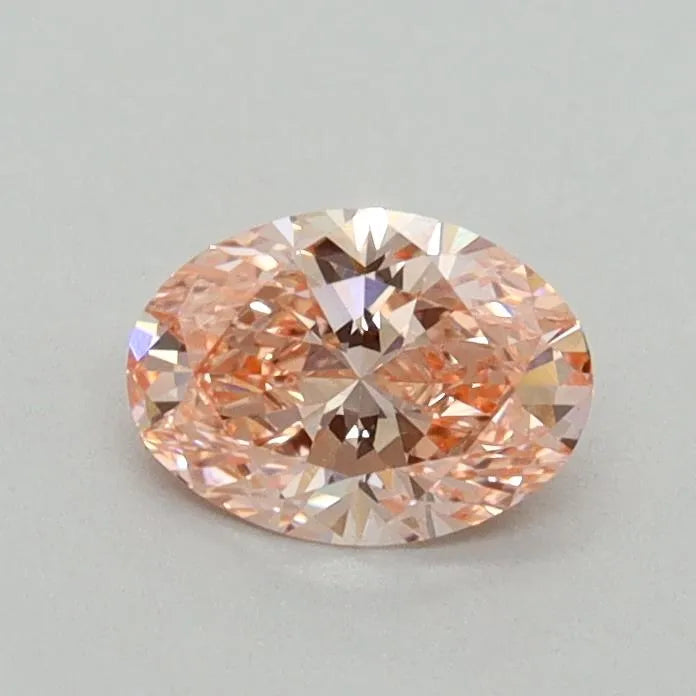 0.50ct Oval Lab Grown Diamond (Colour Fancy Vivid Pink, Clarity VS1, IGI Certified)